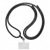 Ремешок для смартфона ArmorStandart Rope Black Royalty with Clear holder (ARM76093)