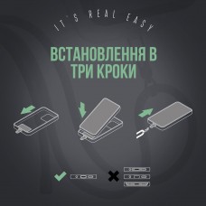 Ремешок для смартфона ArmorStandart Rope Black Royalty with Clear holder (ARM76093)