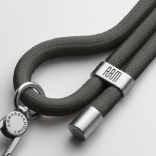 Ремешок для смартфона ArmorStandart Rope Titanium Grey with Clear holder (ARM76099)