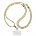 Ремешок для смартфона ArmorStandart Rope Titanium Sand with Clear holder (ARM76101)