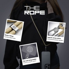 Ремешок для смартфона ArmorStandart Rope Titanium Sand with Clear holder (ARM76101)