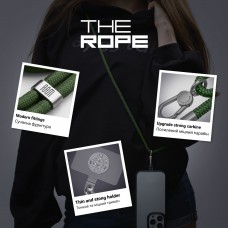 Ремешок для смартфона ArmorStandart Rope Titanium Fern with Clear holder (ARM76102)