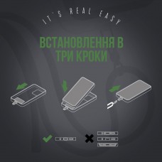 Ремешок для смартфона ArmorStandart Rope Titanium Fern with Clear holder (ARM76102)
