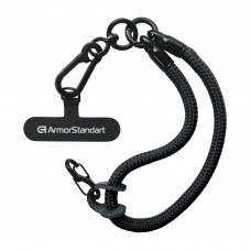 Ремешок для смартфона ArmorStandart S-Rope Black Onyx with Dark holder (ARM76103)