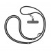 Ремешок для смартфона ArmorStandart Silicone Rope Titanium Black with Grey holder (ARM76273)