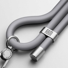Ремешок для смартфона ArmorStandart Silicone Rope Titanium Grey with Grey holder (ARM76276)