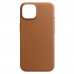 Чехол накладка ArmorStandart FLAKE Leather для Apple iPhone 15 Light Coffee (ARM76288)