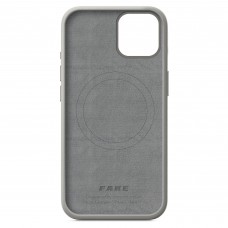Чехол накладка ArmorStandart FLAKE Leather для Apple iPhone 15 Grey (ARM76289)