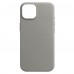 Чехол накладка ArmorStandart FLAKE Leather для Apple iPhone 15 Grey (ARM76289)