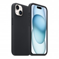 Чехол накладка ArmorStandart FLAKE Leather для Apple iPhone 15 Plus Black (ARM76293)