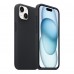 Чехол накладка ArmorStandart FLAKE Leather для Apple iPhone 15 Plus Black (ARM76293)