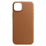 Чехол накладка ArmorStandart FLAKE Leather для Apple iPhone 15 Plus Light Coffee (ARM76294)