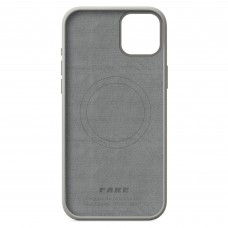 Чехол накладка ArmorStandart FLAKE Leather для Apple iPhone 15 Plus Grey (ARM76295)