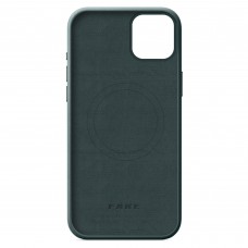 Чехол накладка ArmorStandart FLAKE Leather для Apple iPhone 15 Plus Sequoia Green (ARM76297)
