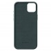 Чехол накладка ArmorStandart FLAKE Leather для Apple iPhone 15 Plus Sequoia Green (ARM76297)