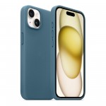 Чехол накладка ArmorStandart FLAKE Leather для Apple iPhone 15 Plus Sea Blue (ARM76298) Чехол накладка ArmorStandart FLAKE Leather для Apple iPhone 15 Plus Sea Blue (ARM76298)