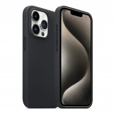 Чехол накладка ArmorStandart FLAKE Leather для Apple iPhone 15 Pro Black (ARM76299)