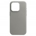 Чехол накладка ArmorStandart FLAKE Leather для Apple iPhone 15 Pro Grey (ARM76301)