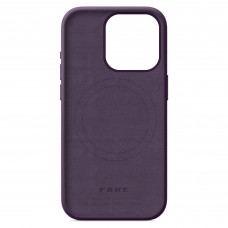 Чехол накладка ArmorStandart FLAKE Leather для Apple iPhone 15 Pro Deep Purple (ARM76302)