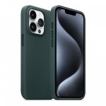 Чехол накладка ArmorStandart FLAKE Leather для Apple iPhone 15 Pro Sequoia Green (ARM76303)