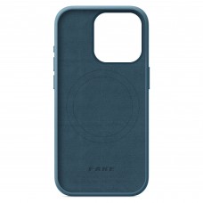 Чехол накладка ArmorStandart FLAKE Leather для Apple iPhone 15 Pro Sea Blue (ARM76304)