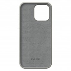 Чехол накладка ArmorStandart FLAKE Leather для Apple iPhone 15 Pro Max Grey (ARM76307)