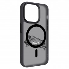 Чехол накладка Armorstandart TPU Uniq MagSafe для Apple iPhone 14 Pro Maza Boar 1 Black (ARM76320)