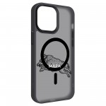 Чехол накладка Armorstandart TPU Uniq MagSafe для Apple iPhone 15 Pro Max Maza Boar 1 Black (ARM76324)