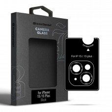 Защитное стекло для камеры ArmorStandart Supreme Black Icon для iPhone 15/15 Plus Black (ARM76585)
