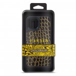 Чехол накладка Harder PU Crocosaur для Apple iPhone 15 Black (ARM76695)