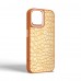 Чехол накладка Harder PU Crocosaur для Apple iPhone 15 Beige (ARM76697)