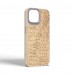 Чехол накладка Harder PU Crocosaur для Apple iPhone 15 Titanium (ARM76699)