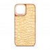 Чехол накладка Harder PU Crocosaur для Apple iPhone 14 Beige (ARM76715)