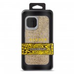Чехол накладка Harder PU Crocosaur для Apple iPhone 14 Titanium (ARM76717)