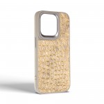 Чехол накладка Harder PU Crocosaur для Apple iPhone 14 Pro Titanium (ARM76723)