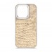 Чехол накладка Harder PU Crocosaur для Apple iPhone 14 Pro Titanium (ARM76723)