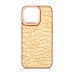 Чехол накладка Harder PU Crocosaur для Apple iPhone 14 Pro Max Beige (ARM76727)