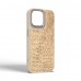 Чехол накладка Harder PU Crocosaur для Apple iPhone 14 Pro Max Titanium (ARM76729)