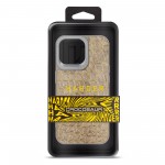 Чехол накладка Harder PU Crocosaur для Apple iPhone 14 Pro Max Titanium (ARM76729)