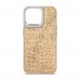 Чехол накладка Harder PU Crocosaur для Apple iPhone 14 Pro Max Titanium (ARM76729)