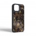 Чехол накладка Harder PU Nagas для Apple iPhone 15 Black (ARM76732)
