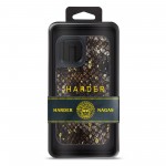 Чехол накладка Harder PU Nagas для Apple iPhone 15 Black (ARM76732)