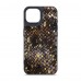Чехол накладка Harder PU Nagas для Apple iPhone 15 Black (ARM76732)