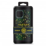 Чехол накладка Harder PU Nagas для Apple iPhone 15 Green (ARM76733)