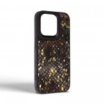 Чехол накладка Harder PU Nagas для Apple iPhone 15 Pro Black (ARM76737)