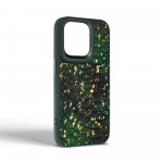Чехол накладка Harder PU Nagas для Apple iPhone 15 Pro Green (ARM76738)