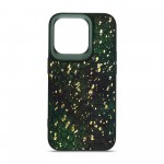 Чехол накладка Harder PU Nagas для Apple iPhone 15 Pro Green (ARM76738)