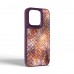 Чехол накладка Harder PU Nagas для Apple iPhone 15 Pro Purple (ARM76739)