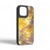 Чехол накладка Harder PU Nagas для Apple iPhone 15 Pro Max Yellow (ARM76741)