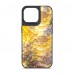 Чехол накладка Harder PU Nagas для Apple iPhone 15 Pro Max Yellow (ARM76741)